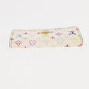 LOUIS VUITTON Monogram Multicolor Multicles 4 Key Case White M93731 Auth 146034-6