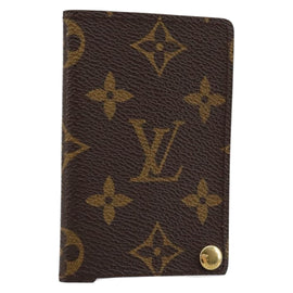 LOUIS VUITTON Monogram Porto Cartes Crdit Pression Card Case M60937 Auth 146035