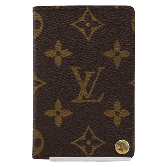 LOUIS VUITTON Monogram Porto Cartes Crdit Pression Card Case M60937 Auth 146035