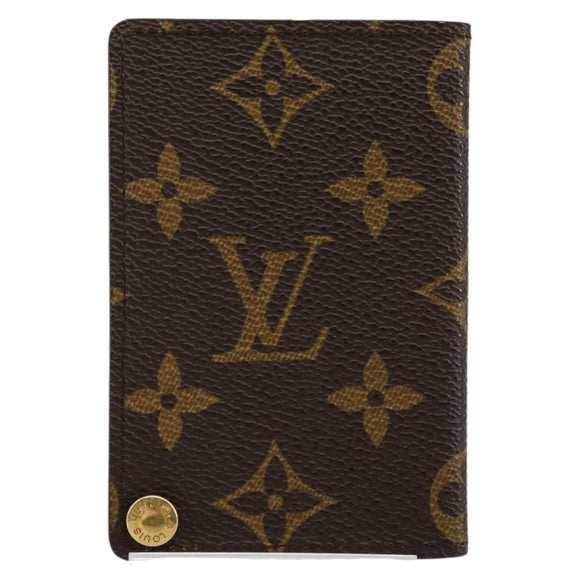 LOUIS VUITTON Monogram Porto Cartes Crdit Pression Card Case M60937 Auth 146035
