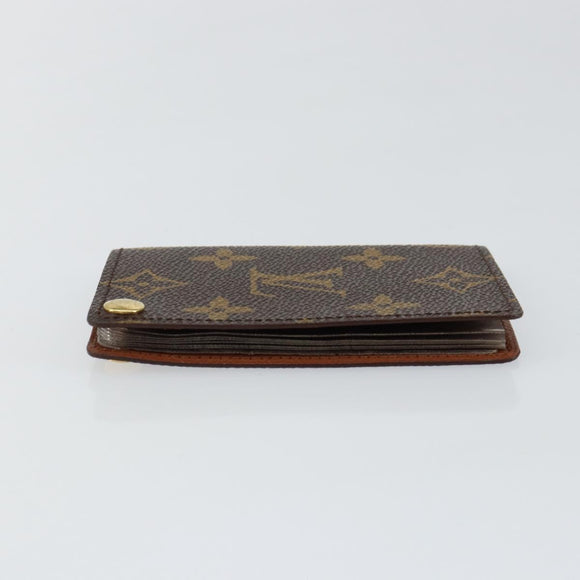 LOUIS VUITTON Monogram Porto Cartes Crdit Pression Card Case M60937 Auth 146035