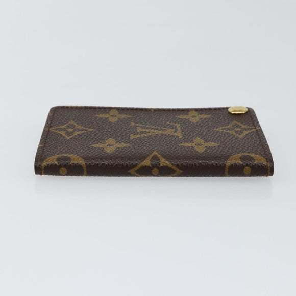 LOUIS VUITTON Monogram Porto Cartes Crdit Pression Card Case M60937 Auth 146035