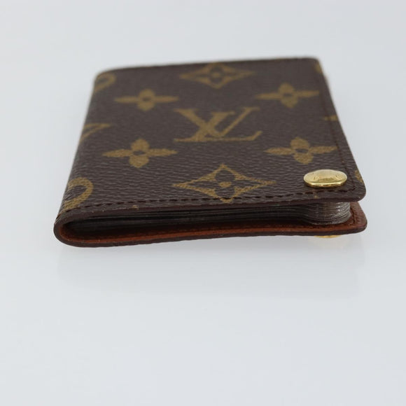 LOUIS VUITTON Monogram Porto Cartes Crdit Pression Card Case M60937 Auth 146035