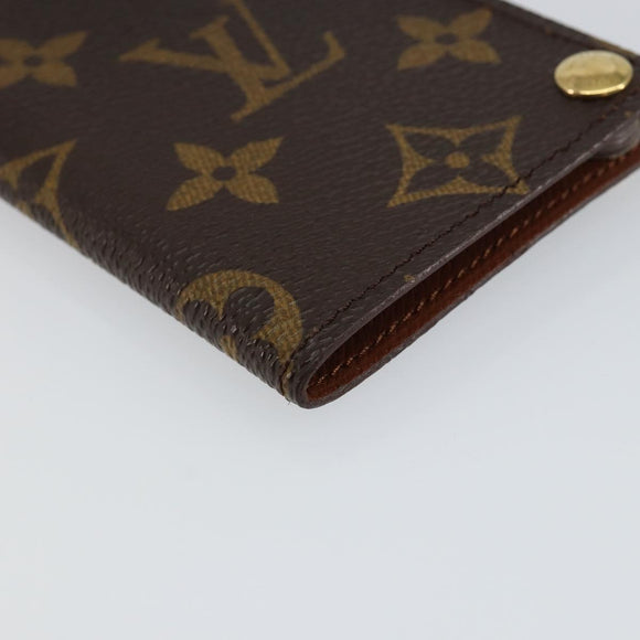 LOUIS VUITTON Monogram Porto Cartes Crdit Pression Card Case M60937 Auth 146035
