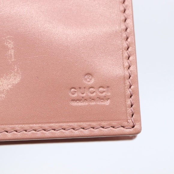 GUCCI GG Canvas Long Wallet Beige 233024 Auth 146036