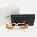 CELINE Triomphe Sunglasses plastic White CL40227U Auth 146039-11