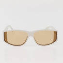 CELINE Triomphe Sunglasses plastic White CL40227U Auth 146039-2