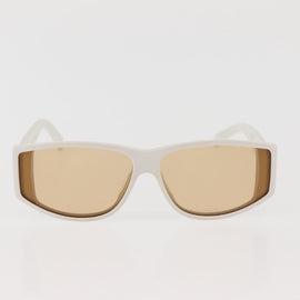 CELINE Triomphe Sunglasses plastic White CL40227U Auth 146039 - 0