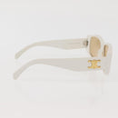 CELINE Triomphe Sunglasses plastic White CL40227U Auth 146039-6