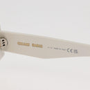 CELINE Triomphe Sunglasses plastic White CL40227U Auth 146039-8