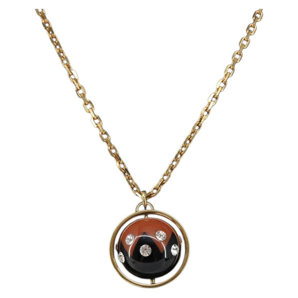 LOUIS VUITTON Pandantif Magnetic Necklace metal Gold Tone M66406 LV Auth 146041