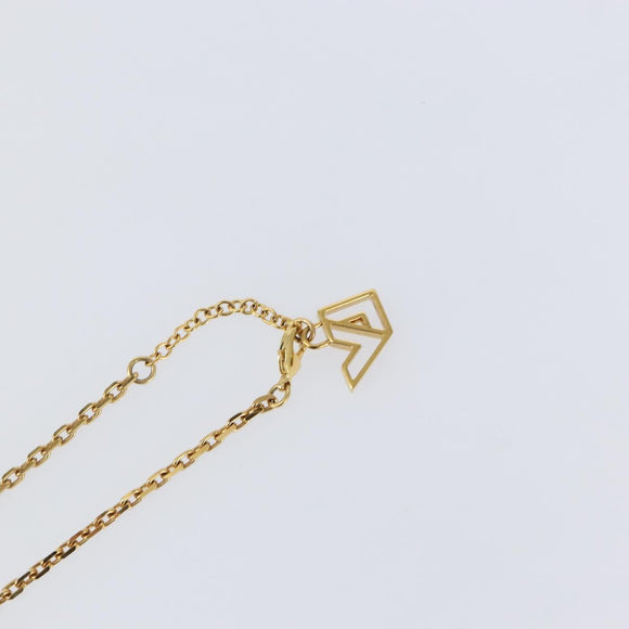 LOUIS VUITTON Pandantif Magnetic Necklace metal Gold Tone M66406 LV Auth 146041