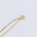 LOUIS VUITTON Pandantif Magnetic Necklace metal Gold Tone M66406 LV Auth 146041-5