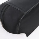 GUCCI Bamboo Vanity Hand Bag Nylon Black Silver 032 1956 0151 Auth 146043-16