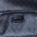 GUCCI Bamboo Vanity Hand Bag Nylon Black Silver 032 1956 0151 Auth 146043-12