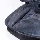 GUCCI Bamboo Vanity Hand Bag Nylon Black Silver 032 1956 0151 Auth 146043-18