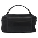 GUCCI Bamboo Vanity Hand Bag Nylon Black Silver 032 1956 0151 Auth 146043-2