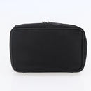 GUCCI Bamboo Vanity Hand Bag Nylon Black Silver 032 1956 0151 Auth 146043-5