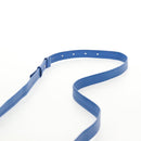 BOTTEGA VENETA MAXI INTRECCIATO Cassette Shoulder Bag Leather Blue Auth 146045V-14