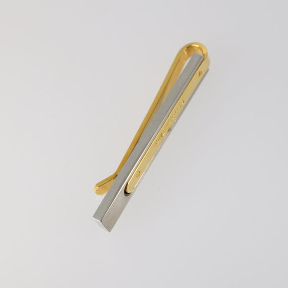 Christian Dior Nek Tie Pin Cuffs metal 2Set Gold Tone Auth 146047