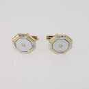 Christian Dior Nek Tie Pin Cuffs metal 2Set Gold Tone Auth 146047-11