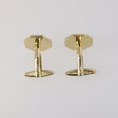 Christian Dior Nek Tie Pin Cuffs metal 2Set Gold Tone Auth 146047-14