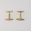 Christian Dior Nek Tie Pin Cuffs metal 2Set Gold Tone Auth 146047-15