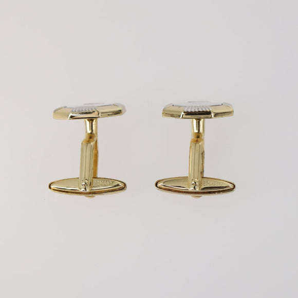 Christian Dior Nek Tie Pin Cuffs metal 2Set Gold Tone Auth 146047