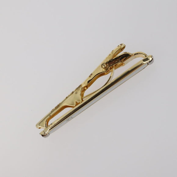 Christian Dior Nek Tie Pin Cuffs metal 2Set Gold Tone Auth 146047