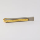 Christian Dior Nek Tie Pin Cuffs metal 2Set Gold Tone Auth 146047-7