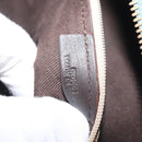 LOEWE 160th Anniversary Model Hand Bag Suede Turquoise Blue Gold Auth 146049-11