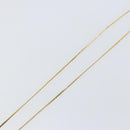 Christian Dior Rhinestone CD Logo Necklace metal Gold Tone Auth 146052-9