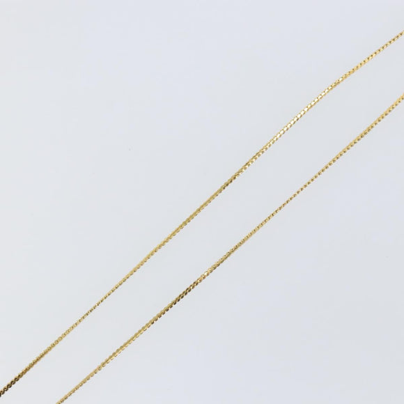 Christian Dior Rhinestone CD Logo Necklace metal Gold Tone Auth 146052