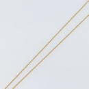 Christian Dior Rope Circle CD Logo Necklace metal Gold Tone Auth 146053-11