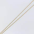 Christian Dior Circle Necklace metal Gold Tone Auth 146059-10