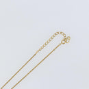 Christian Dior Circle Necklace metal Gold Tone Auth 146059-11