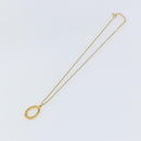 Christian Dior Circle Necklace metal Gold Tone Auth 146059-2