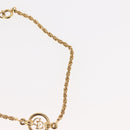 Christian Dior Circle Logo Bracelet metal Gold Tone Auth 146060-4