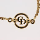 Christian Dior Circle Logo Bracelet metal Gold Tone Auth 146060-6