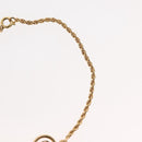 Christian Dior Circle Logo Bracelet metal Gold Tone Auth 146060-9