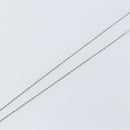 Christian Dior CD Logo Necklace metal Silver tone Auth 146061-5