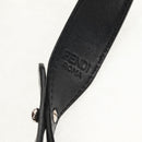 FENDI Zucca Canvas Baguette Shoulder Bag Black Brown Silver Auth 146069M-11