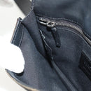 FENDI Zucca Canvas Baguette Shoulder Bag Black Brown Silver Auth 146069M-23