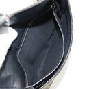 FENDI Zucca Canvas Baguette Shoulder Bag Black Brown Silver Auth 146069M-24