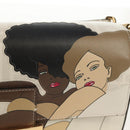 FENDI Zucca Canvas Antonio Lopez Mamma Baguette Bag 2way Ivory Auth 146070SM-21