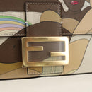 FENDI Zucca Canvas Antonio Lopez Mamma Baguette Bag 2way Ivory Auth 146070SM-22