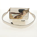 FENDI Zucca Canvas Antonio Lopez Mamma Baguette Bag 2way Ivory Auth 146070SM-12