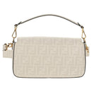 FENDI Zucca Canvas Antonio Lopez Mamma Baguette Bag 2way Ivory Auth 146070SM-2