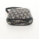 Christian Dior Trotter Canvas Montaigne Chain Bag Navy Gold Auth 146071AM-5