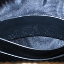 Christian Dior Trotter Canvas Montaigne Chain Bag Navy Gold Auth 146071SAM-10